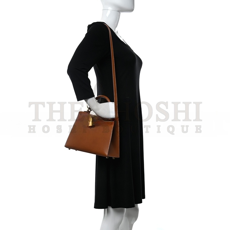 H**me5 BARENIA KELLY SELLIER 25 FAUVE (25*17*7cm) Master Quality